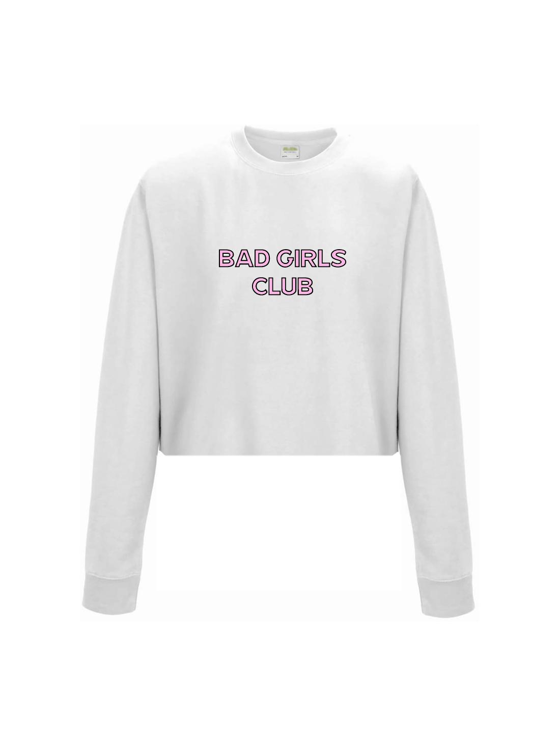 BAD GIRLS CLUB cropped sweatshirt