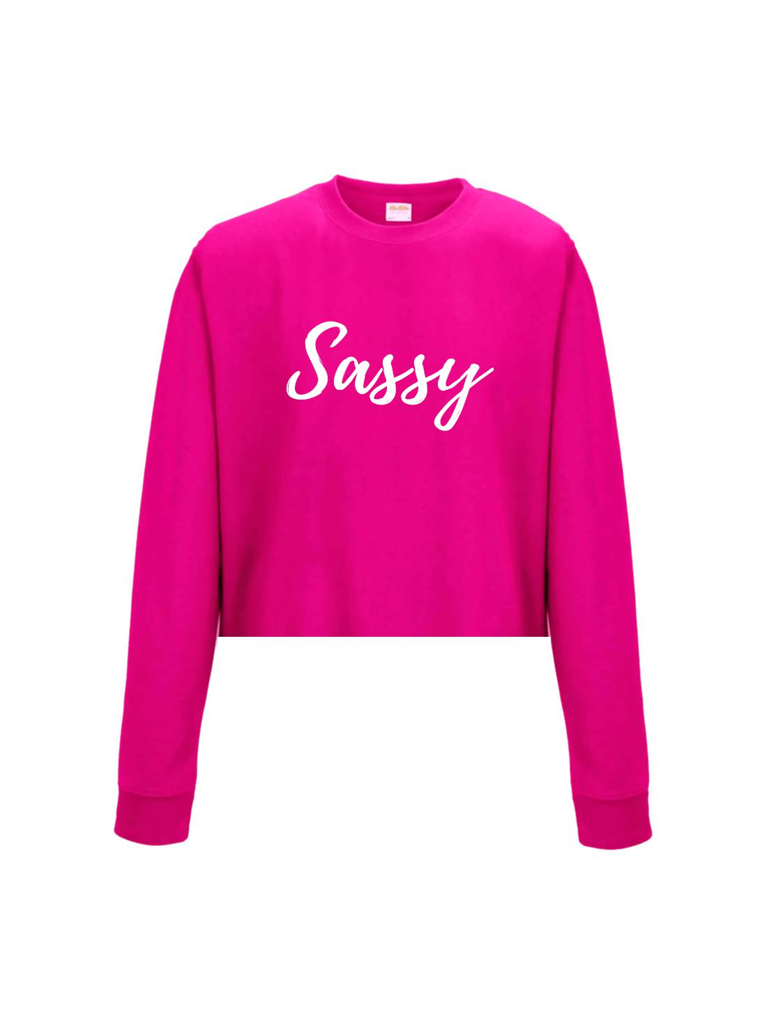 SASSY cropped sweatshirt
