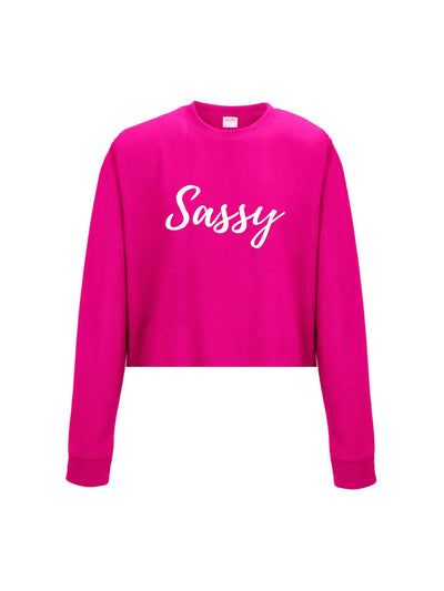 SASSY cropped sweatshirt
